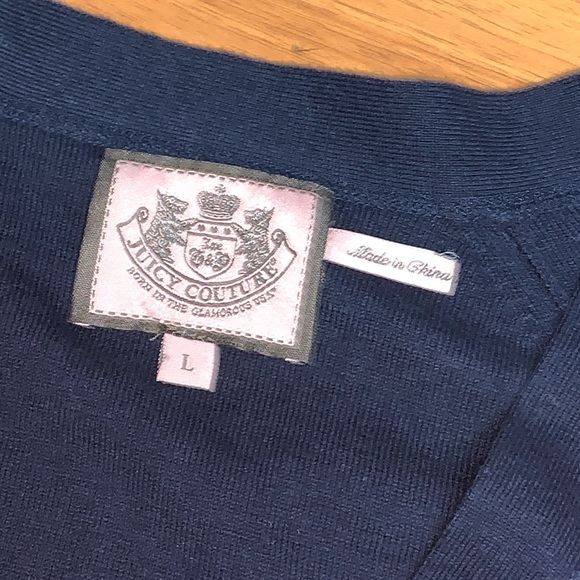NWOT Juicy Couture Cardigan Zipper Sweater - Picture 2 of 6